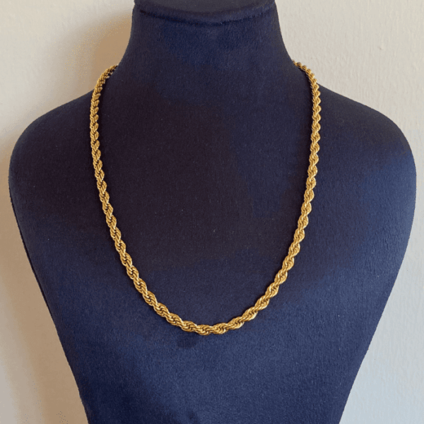 Çelik Burgu 4mm 45cm Kolye