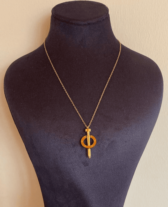 CKOCRTCIVILIG.png Çelik Crt Çivili Kolye - Görsel 1