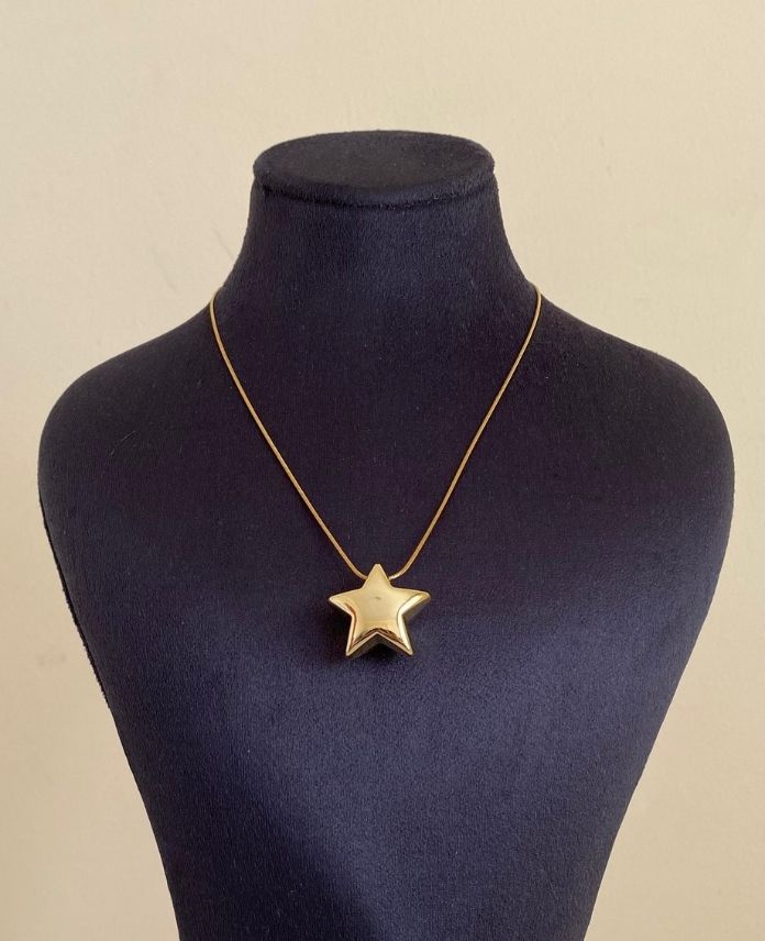 CKOICTENGECMEYILDIZBOMBEG-1.jpg Çelik İçten Geçme Yıldız Bombe Kolye - Görsel 1