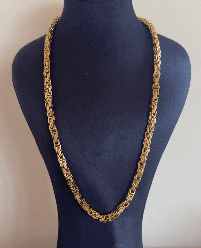 CKOKRALERKEKG.png Çelik Kral Erkek Kolye - Görsel 1