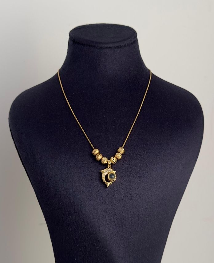 CKOSENISEVIYORUMYUNUSDORIKAG-1.jpg Çelik Seni Seviyorum Yunus Dorika Kolye - Görsel 1