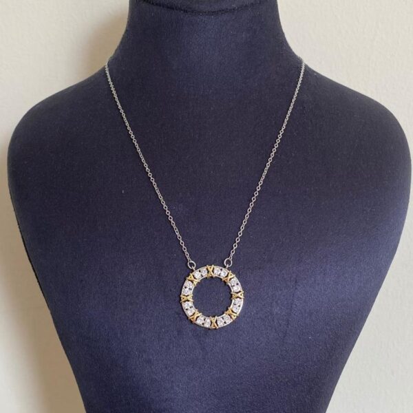 Çelik XOX Silver Yuvarlak Kolye