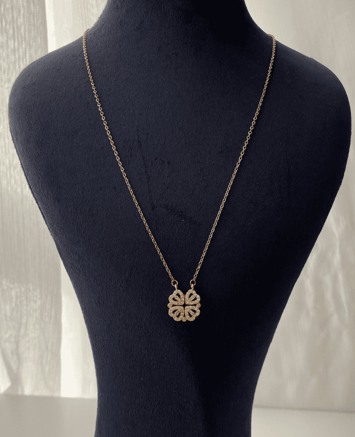 CKOYONCAMIKNATISLIG.png Çelik Yonca Mıknatıslı Kolye - Görsel 1