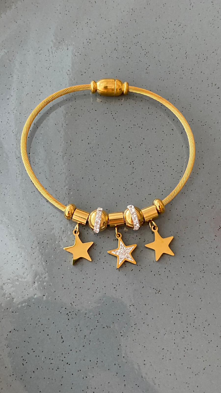 CPA3YILDIZLITASLIG.jpeg Çelik 3 Yıldızlı Taşlı Pndr - Görsel 1