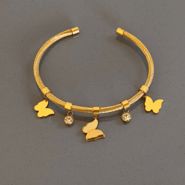 Çelik Açık Kelebek Taşlı Pndr