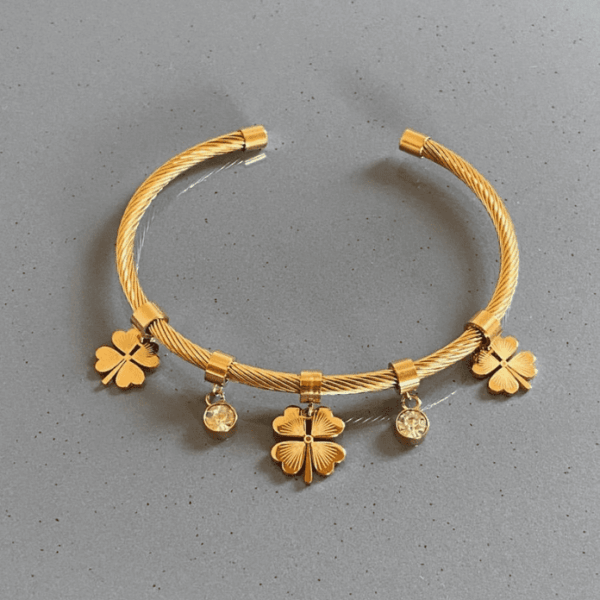 Çelik Açık Yonca Taşlı Pndr