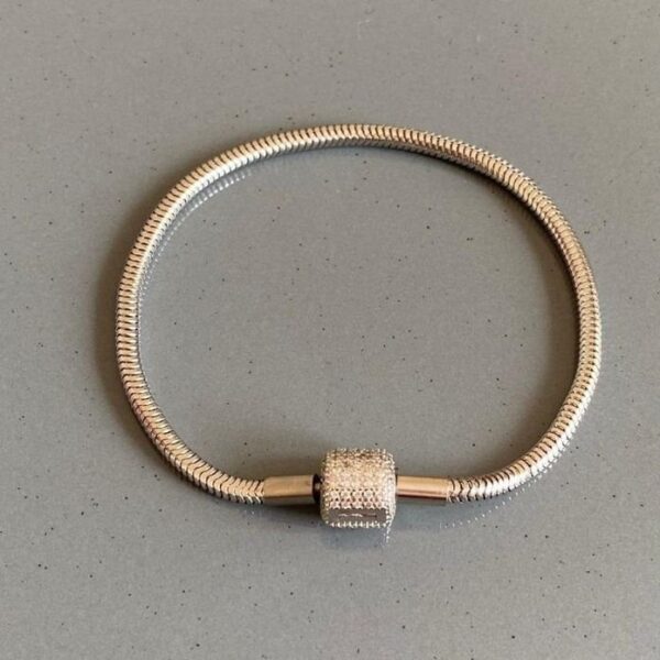 Çelik Gerçek Kordon Taşlı Pndr