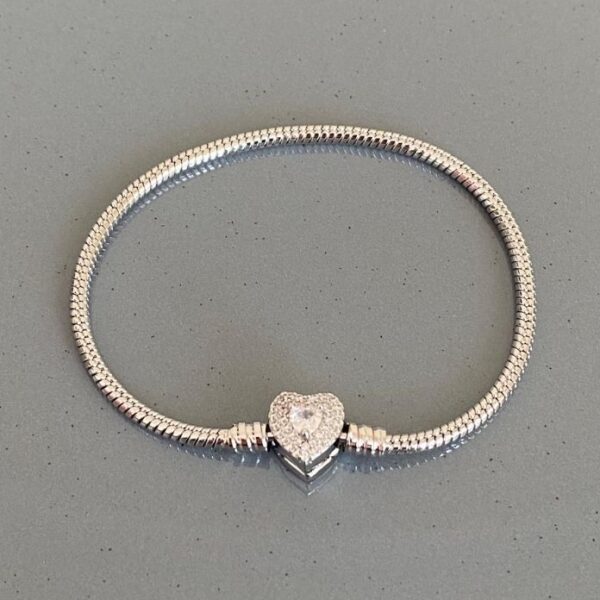 Çelik Kalp Taşlı Gerçek Kordon