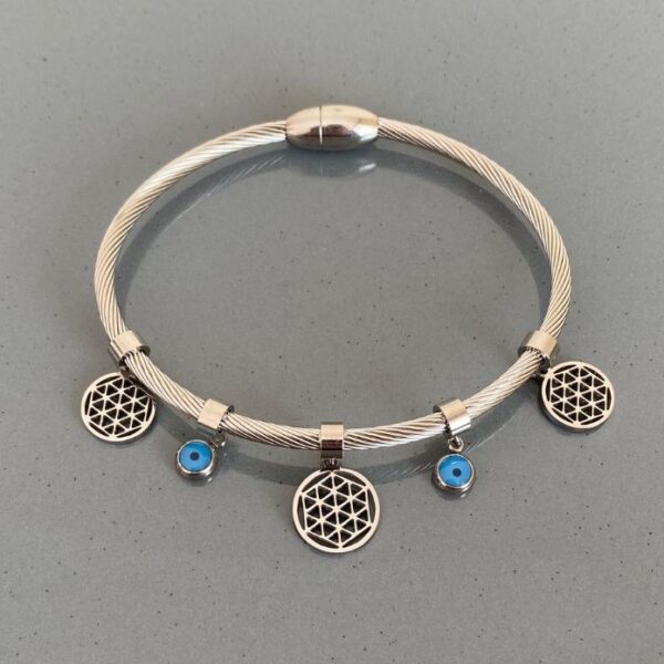 Çelik Gerçek Kordon Yaşam Çiçeği Pndr