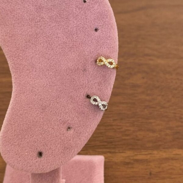 Pirinç Helix Sonsuz İşaretli Piercing