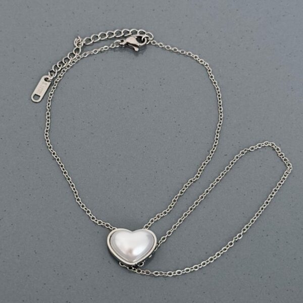 Çelik Kalp Sedefli İnce Zincir Şahmeran