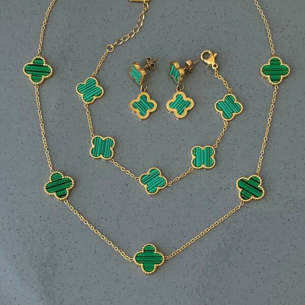 Çelik Yonca Yeşil Set