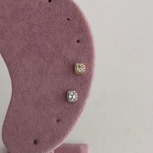 Çelik Baget Tragus Piercing (Arkası Düz)