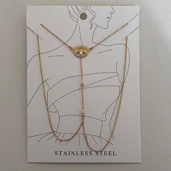 Çelik Göz İncili Vücut Zinciri