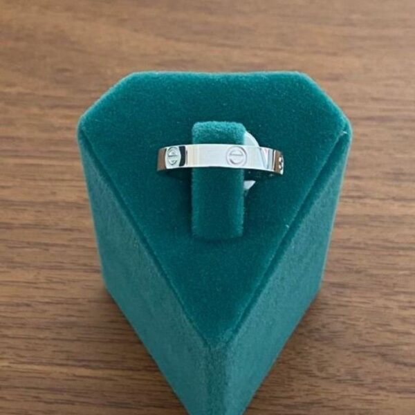 Çelik Numaralı Crt Taşsız Yüzük