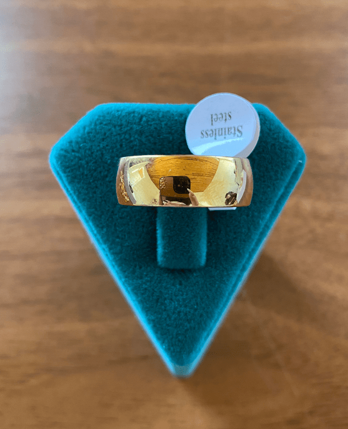 CYUNUMARALIALYANSKALING-1.png Çelik Numaralı Kalın Alyans Yüzük - Görsel 1