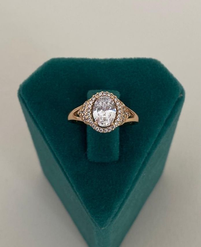 CYUNUMARALIELIPSTASLIGG-1.jpg Xuping Numaralı Elips Taşlı Yüzük - Görsel 1