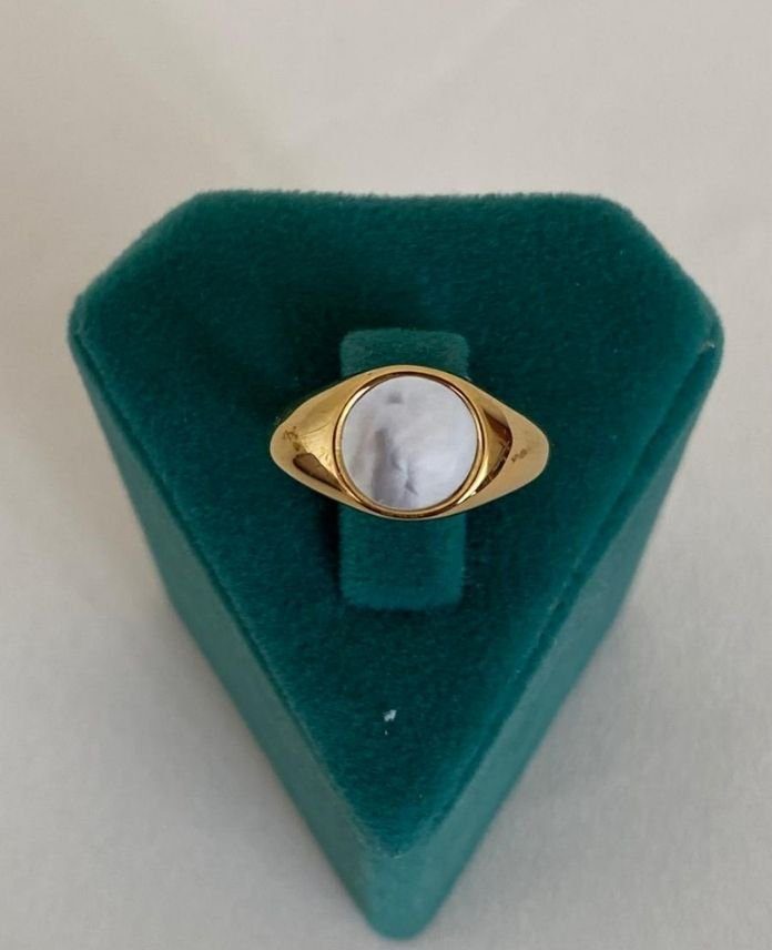 CYUNUMARALIINCILIMODELLG-1.jpg Çelik Numaralı İnci Yüzük - Görsel 1