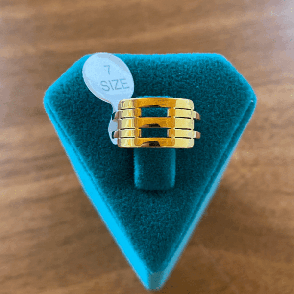 Çelik Numaralı Kaburga Düz Yüzük