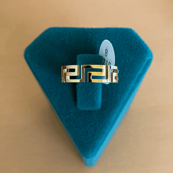 Çelik Numaralı Labirent Yüzük