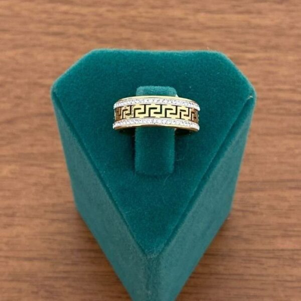 Çelik Numaralı Labirent Yüzük