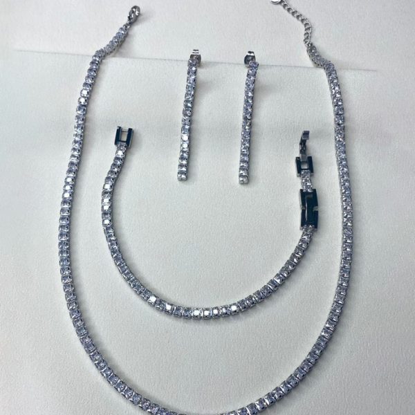 Çelik Su Yolu Silver Set