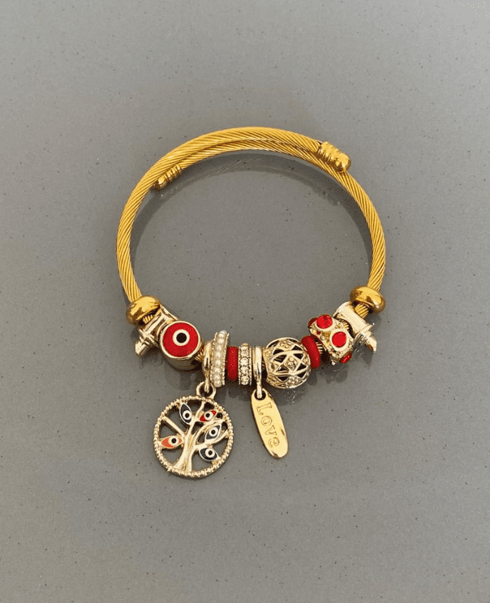 PAAGACLIKIRMIZIG.png Ağaçlı Kırmızı Gold Pndr - Görsel 1