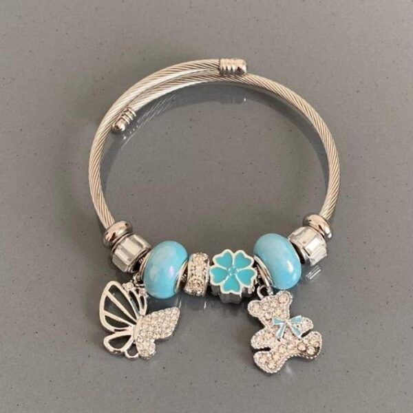 Ayıcık Taşlı Mavi Pndr