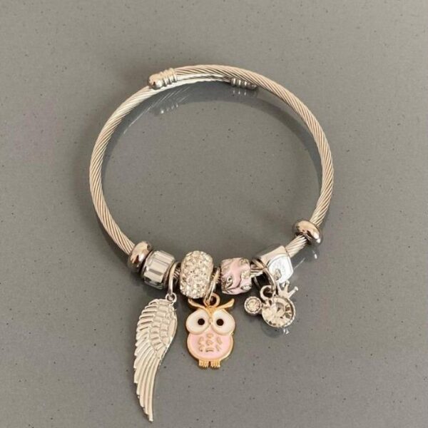 Baykuş Kanatlı Pembe Pndr