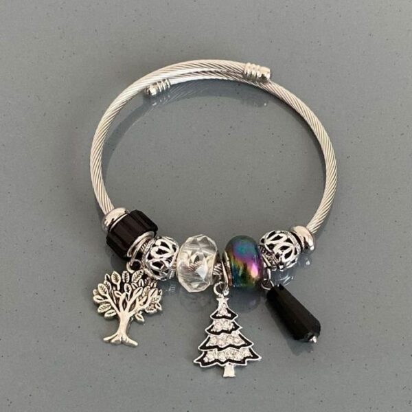 Çam Ağaçlı Siyah Pndr