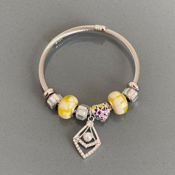 Dikdörtgen İncili Sarı Pndr