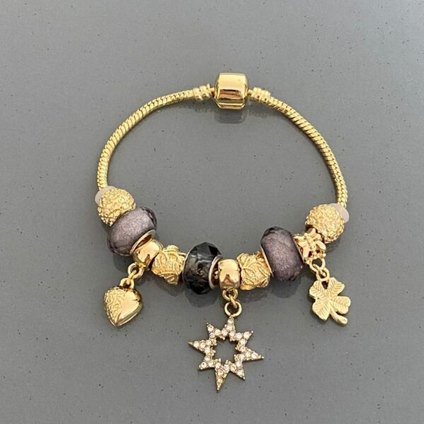 Gerçek Kordon Sedef Yıldızı Siyah Pndr