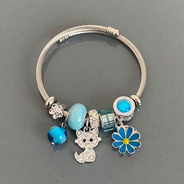 Papatya Kedi Taş Mavi Pndr