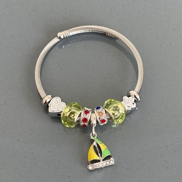 Sandal Yeşil Sarı Pndr