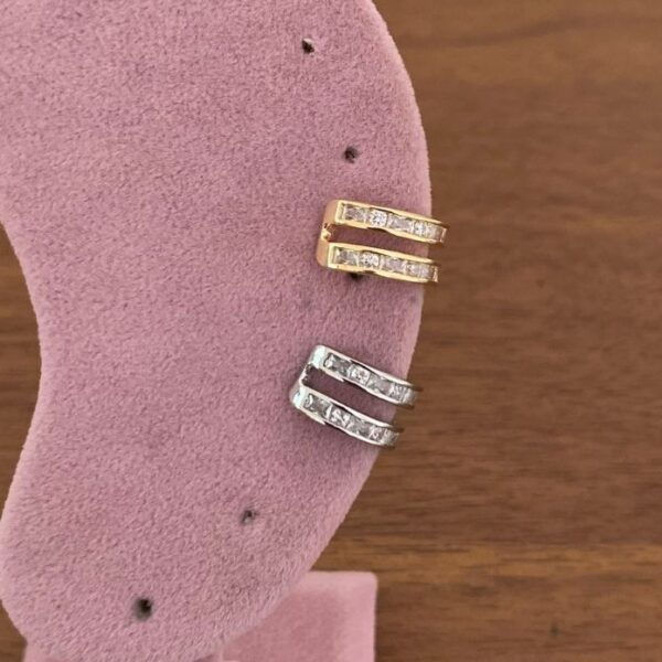 Pirinç 2'li Halka Earcuff