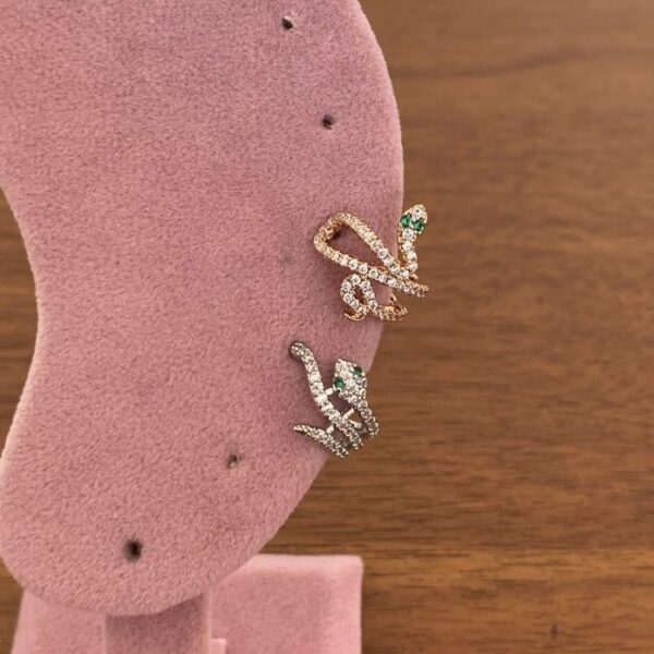 Pirinç Yılan Earcuff