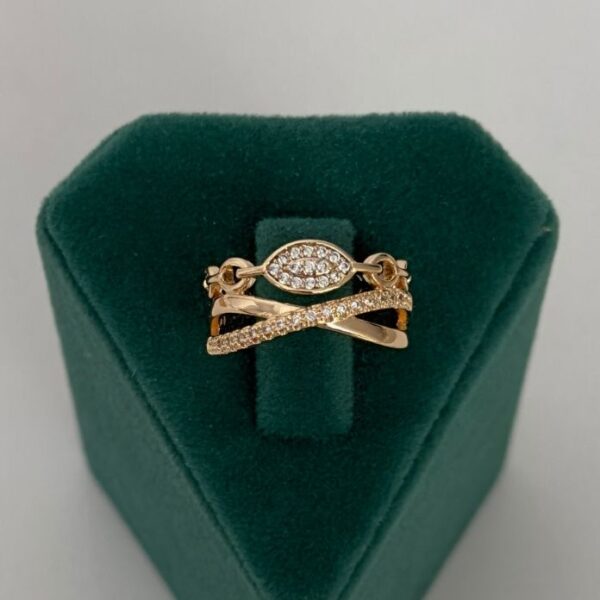 Pirinç Ayarlamalı Yüzük