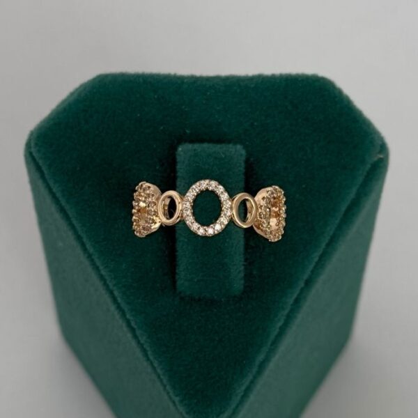 Pirinç Ayarlamalı Yüzük