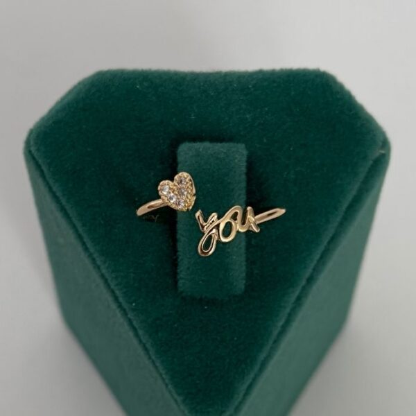 Pirinç Ayarlamalı Yüzük