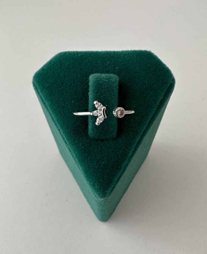 PYU592S-1.jpg Pirinç Ayarlanabilir Yüzük - Görsel 1