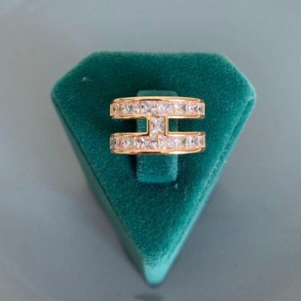 Pirinç Ayarlamalı Yüzük