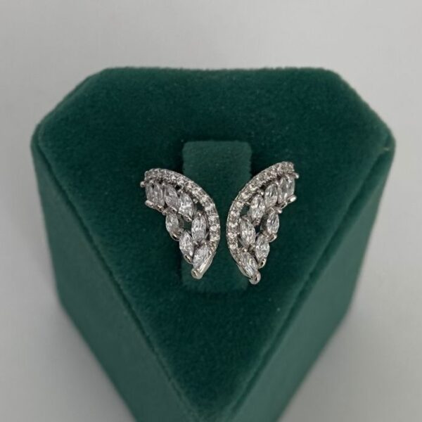 Pirinç Ayrık Kanat Taşlı Ayarlanabilir Yüzük