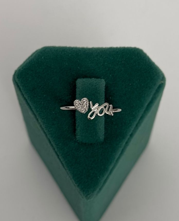 PYUAYARLANABILIRKALPTASLIYOUS-1.jpg Pirinç Kalp Ayarlanabilir Yüzük - Görsel 1