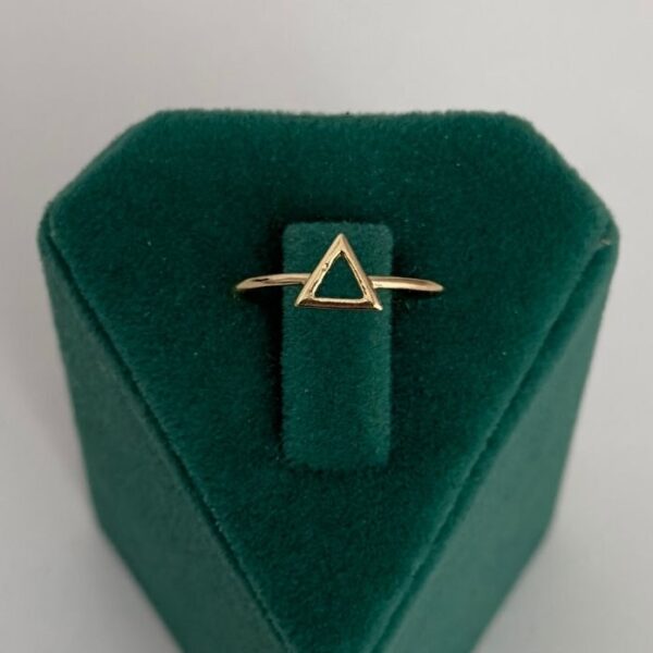 Pirinç Üçgen Ayarlanabilir Yüzük