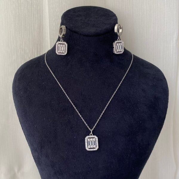 Çelik Baget Silver Set