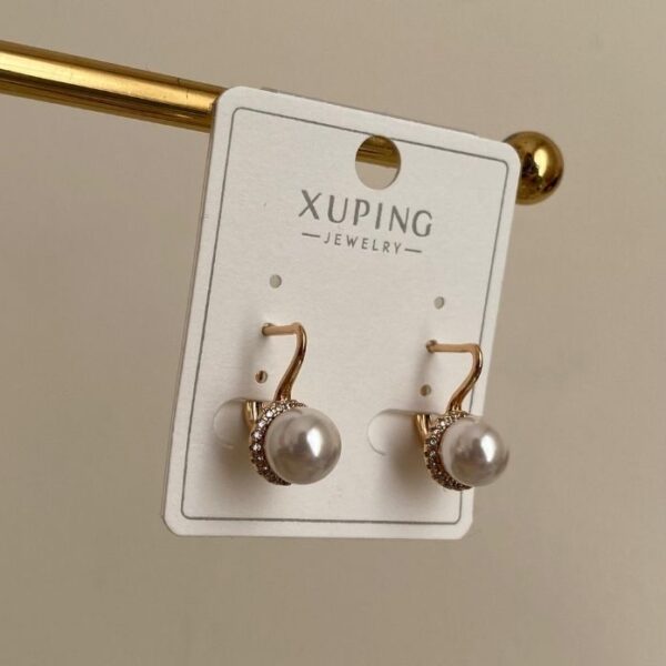 Xuping İncitaşlı Vintage Küpe