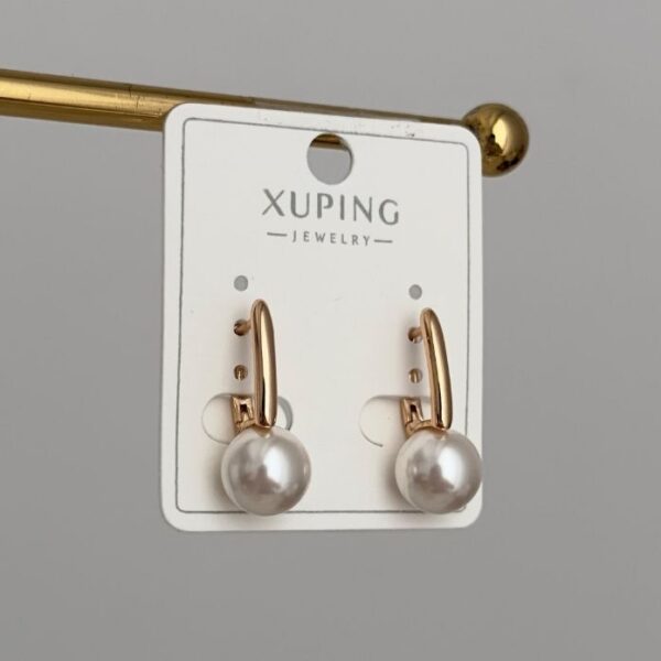 Xuping İnci Tek Halka Küpe