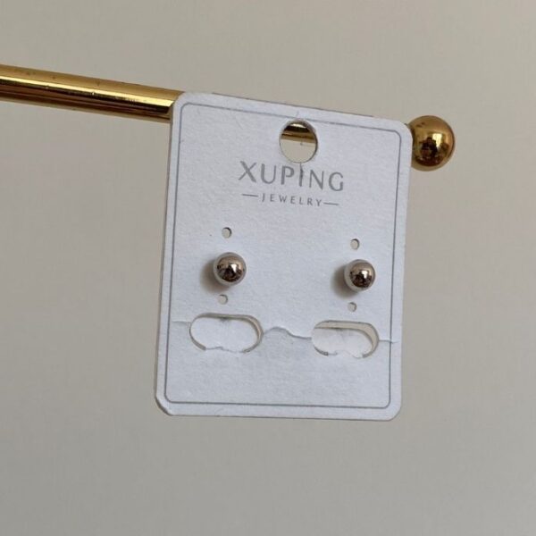 xuping top orta küçük silver küpe