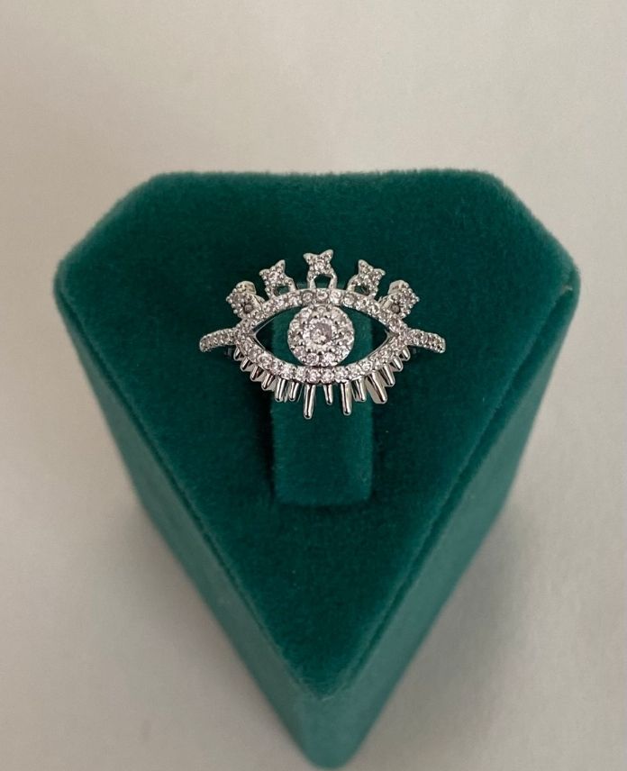 XNUMARALIGOZTASLIS-1.jpg Xuping Numaralı Göz Taş Yüzük - Görsel 1