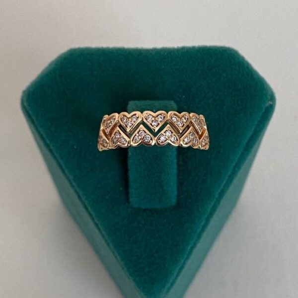 Xuping Numaralı Küçük Çok Kalp Yüzük